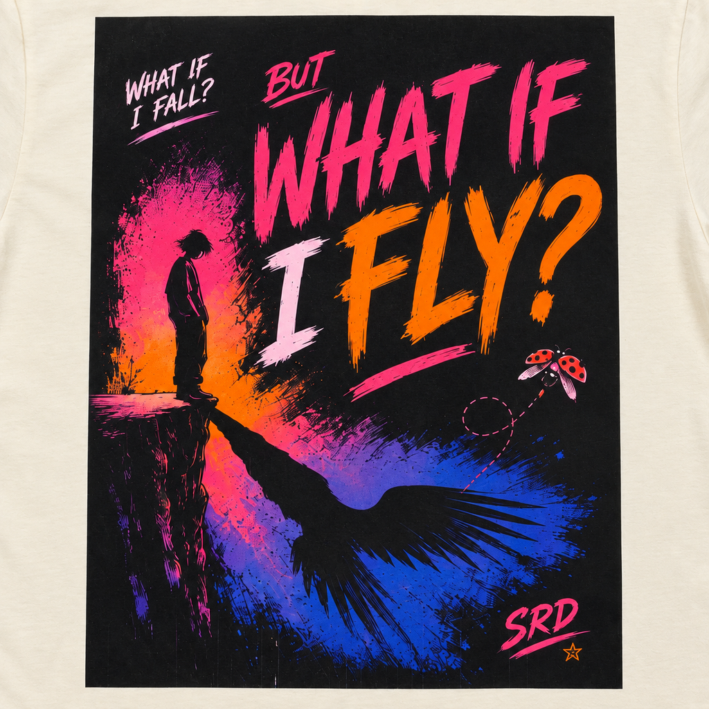 WHAT IF I FLY? Tee🐞